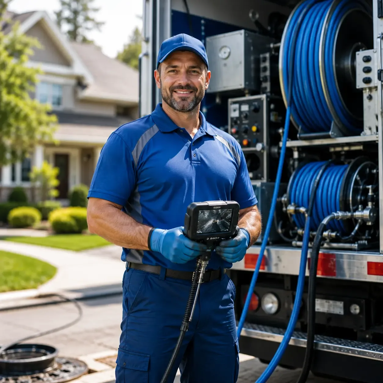 Local outdoor drain cleaning specialists in Chapin, IL